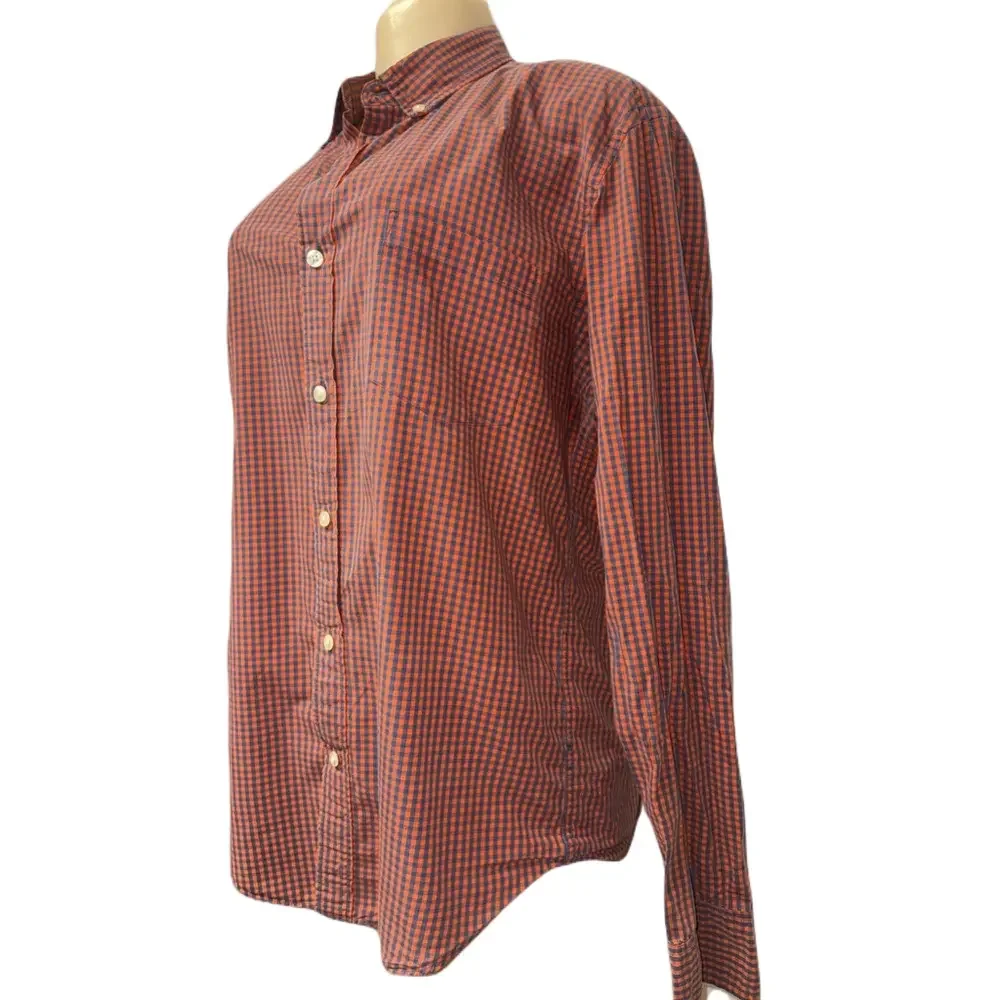 J. Crew Red and Blue Plaid Button-Down Shirt